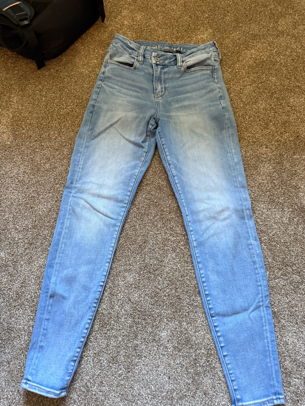 American Eagle Outfitters Faded Blue Skinny Jeans